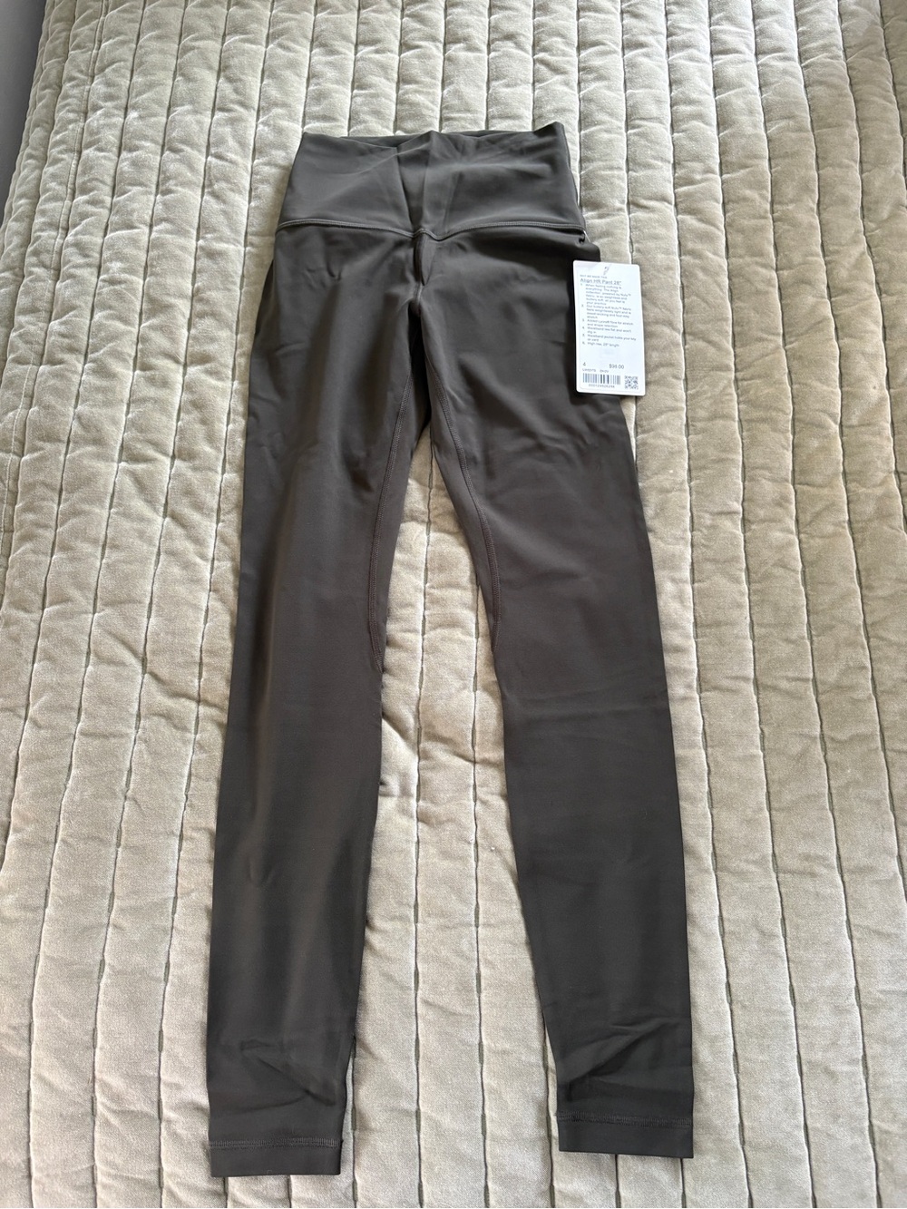 lululemon athletica Dark Gray High-Rise Align Leggings- new w/ tags